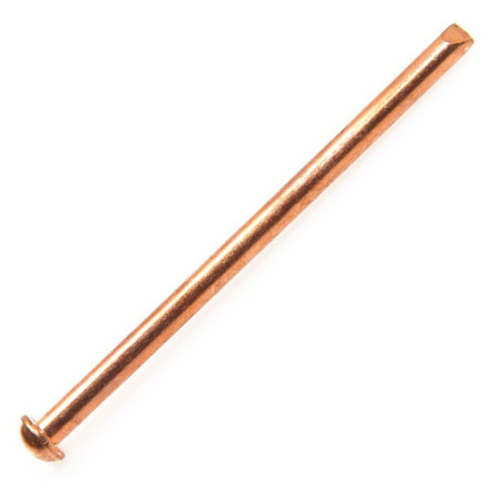 1 x Uñas de trabajo corporal Cobre 2.5X50