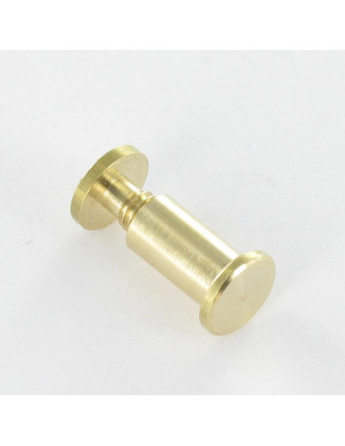 1 x Tornillos encuadernador M4 Latón para...
