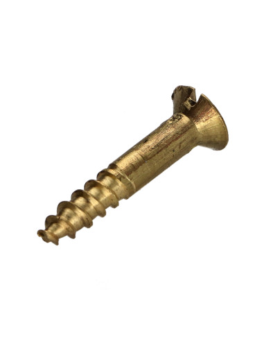 1 x Tornillo madera Latón 4.5X40 perforada y...