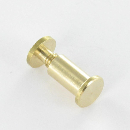 1 x Tornillos encuadernador M4 Latón para Apretando 15 con 20