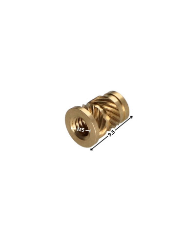 1 x Inserto con cabeza SONICFIX Latón M5X9.5