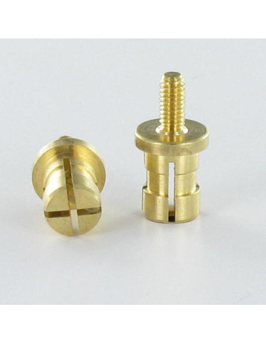 1 x Tornillo Taco Latón 8X22 M3/7 - 6