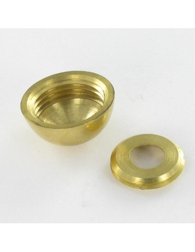 1 x Roseta redonda o embellecedor tornillo (1...
