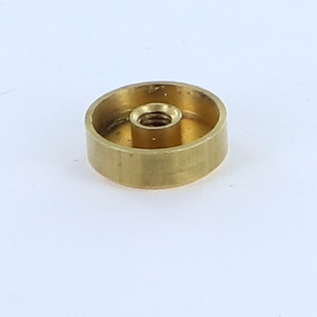 1 x Roseta plano Latón 15 rosca hembra ciega M4