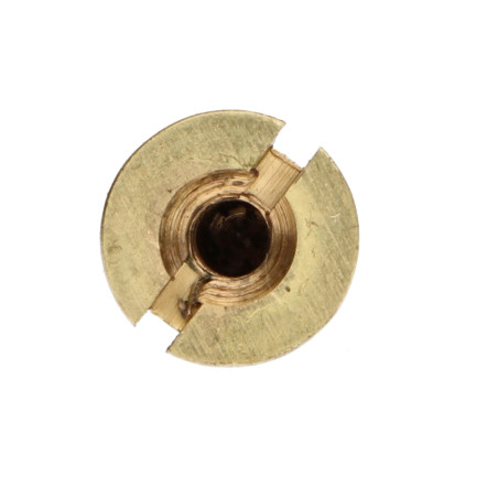 1 x Tornillo madera Latón 6X80 perforada y roscada M3 con paso de 60