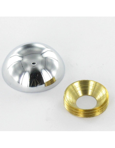 1 x Roseta redonda o embellecedor tornillo (1...