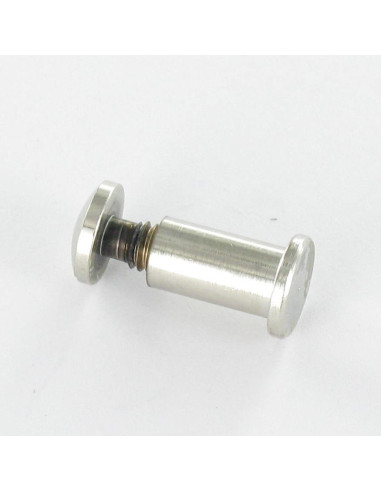 1 x Tornillos encuadernador M4 Latón niquelado...