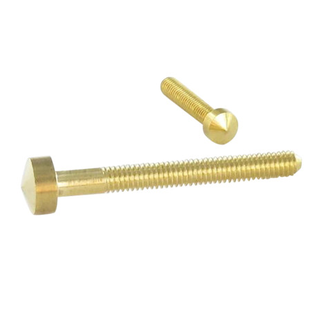 1 x Tornillo metales Latón cabeza cónico M3X39 roscado total diámetro de cabeza: 5 microtornillo