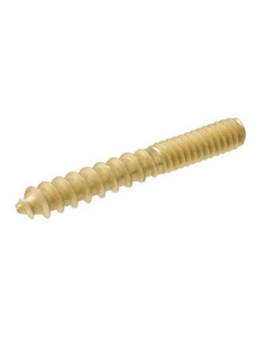 1 x Tornillo madera y metales 6X70 Latón