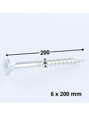 1 x Tornillos para madera TEKOR cabeza...