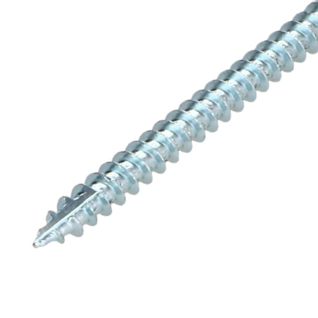 1 x Tornillos para madera TEKOR cabeza fresada/testa svasat dentado 6X180 roscado en 70 TORX T30 Acero cincado blanco cut