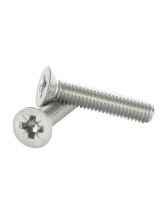 Tornillo metales cabeza fresada/testa svasat Pozi M3X22...