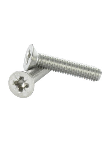 1 x Tornillo metales cabeza fresada/testa...