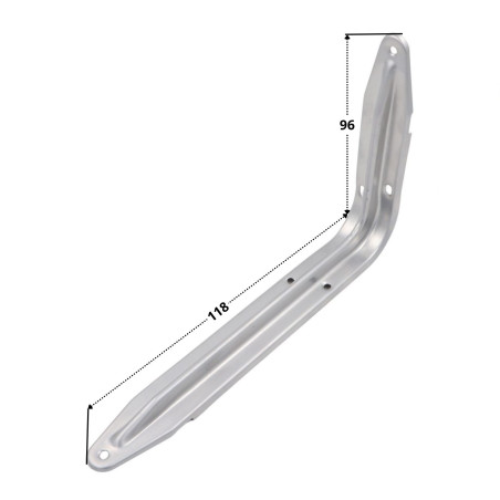 1 x Soporte para estante 96X118 Gris