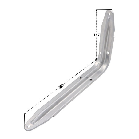 1 x Soporte para estante 167X280 Gris