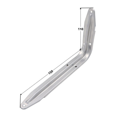 1 x Soporte para estante 110X150 Gris