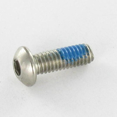 1 x Tornillo metales Inoxidable A2 Cabeza Abombada con Hueco hexagonal M6X10 roscado total llave de 4 Freno rosca TUFLOK