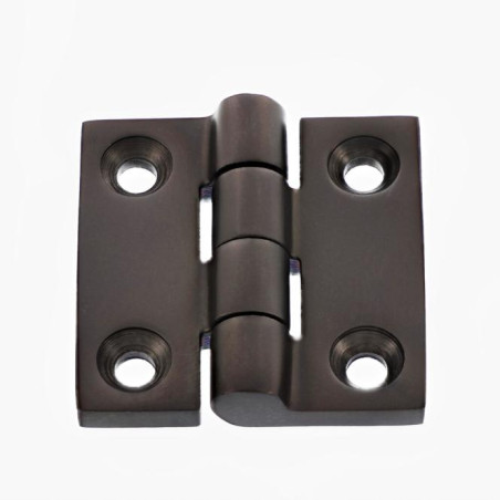 1 x Bisagra cuadrada 50X50 Inoxidable A4 Negro