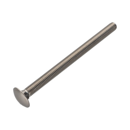1 x Cabeza redonda cuello cuadrado Inoxidable A2 M8X100 roscado total