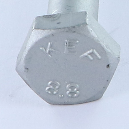 1 x Cuerpo de perno roscado parcial cabeza hexagonal M12X320 roscado en 110 Clase 8.8 fuerte resistencia a la corrosión