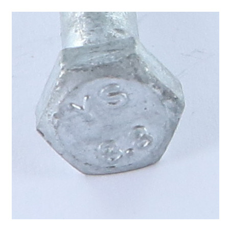 1 x Cuerpo de perno roscado parcial cabeza hexagonal M12X130 Clase 8.8 fuerte resistencia a la corrosión Acero