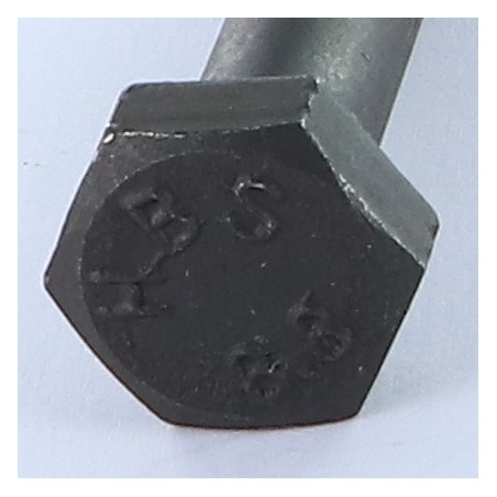 1 x Cuerpo de perno roscado parcial cabeza hexagonal M10X50 roscado en 15 Clase 8.8 Acero bruto