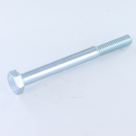 1 x Cuerpo de perno roscado parcial cabeza hexagonal M10X65 Clase 8.8 Acero cincado blanco