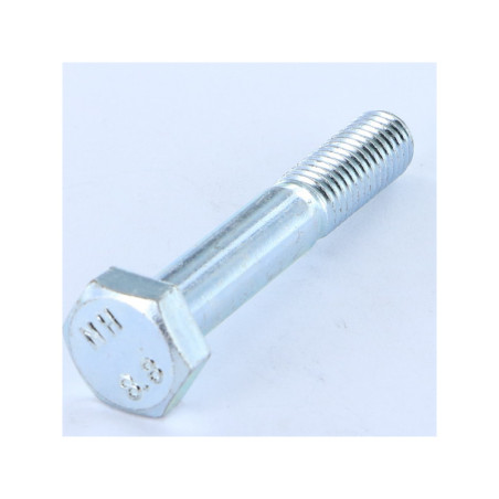 1 x Cuerpo de perno roscado parcial cabeza hexagonal M10X80 Clase 8.8 Zincado cr3 96 hbs sin óxido rojo