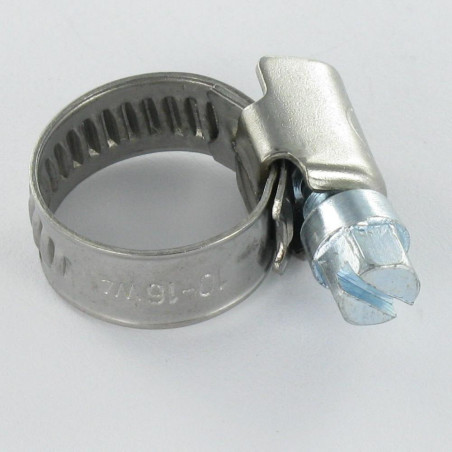 1 x Abrazadera Inox W5 diámetro 25 con 40 banda ancha 9
