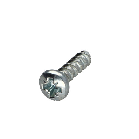 1 x Tornillo Euro cabeza cilíndrica abombada Pozi ranura 6X14 diámetro de cabeza: 9.5 Acero cincado blanco con