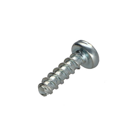 1 x Tornillo Euro cabeza cilíndrica abombada Pozi ranura 6X14 diámetro de cabeza: 9.5 Acero cincado blanco con