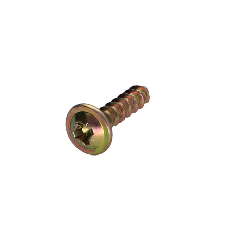 1 x Tornillo Euro cabeza redonda ancha Pozi 4X16 FR diámetro de cabeza: 8.5 Bicromato