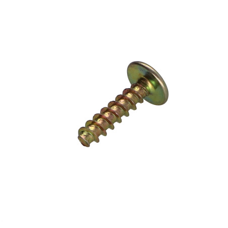 1 x Tornillo Euro cabeza redonda ancha Pozi 4X16 FR diámetro de cabeza: 8.5 Bicromato