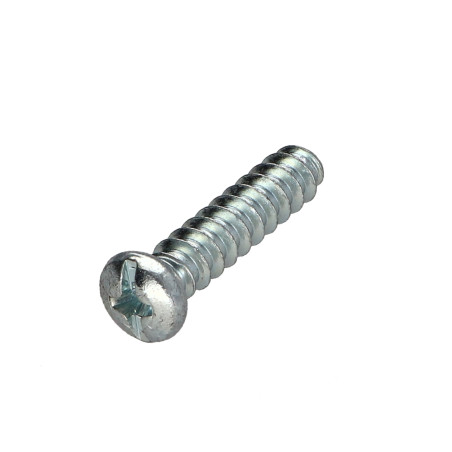 1 x Tornillo Euro cabeza cilíndrica abombada Pozi ranura 6X27 diámetro de cabeza: 9.5 Acero cincado blanco con