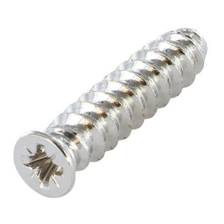 1 x Tornillo Euro cabeza fresada/testa svasat Pozi 6.3X14 diámetro de cabeza: 7.5 Acero niquelado