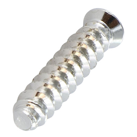 1 x Tornillo Euro cabeza fresada/testa svasat Pozi 6.3X14 diámetro de cabeza: 7.5 Acero niquelado