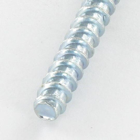 1 x Tornillo Euro cabeza fresada/testa svasat Pozi 6.3X11 diámetro de cabeza: 7.5 Acero cincado blanco con