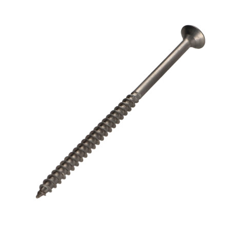 1 x Tornillo madera aglomerado Inoxidable A2 cabeza fresada/testa svasat Pozi 5X90 roscado en 50