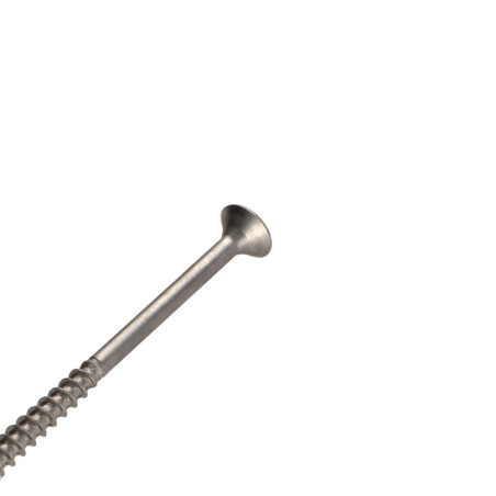 1 x Tornillo madera aglomerado Inoxidable A2 cabeza fresada/testa svasat Pozi 5X90 roscado en 50