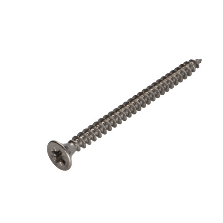 1 x Tornillo madera aglomerado Inoxidable A2 cabeza fresada/testa svasat Pozi 4X80