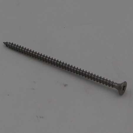 1 x Tornillo madera aglomerado Inoxidable A2 cabeza fresada/testa svasat Pozi 4X80