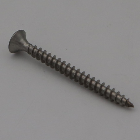 1 x Tornillo madera aglomerado Inoxidable A2 cabeza fresada/testa svasat Pozi 4X50
