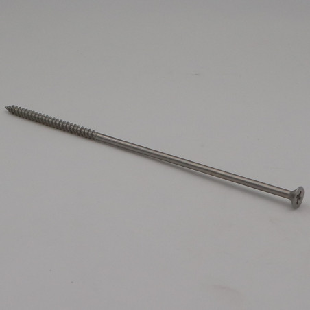 1 x Tornillo madera aglomerado Inoxidable A2 cabeza fresada/testa svasat Pozi 6X200