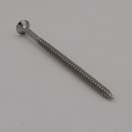 1 x Tornillo madera aglomerado Inoxidable A2 cabeza fresada/testa svasat Pozi 6X120