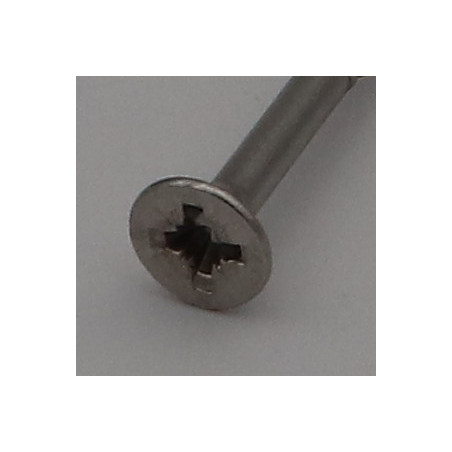 1 x Tornillo madera aglomerado Inoxidable A2 cabeza fresada/testa svasat Pozi 6X120