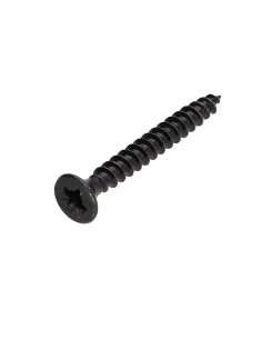 Tornillo madera aglomerado Inoxidable A2 Negro cabeza...
