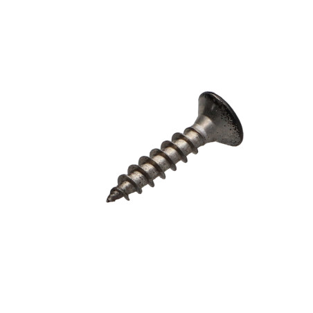 1 x Tornillo madera aglomerado Inoxidable A2 cabeza fresada/testa svasat Pozi 4X20 lacado negro