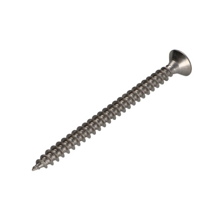 1 x Tornillo madera aglomerado Inoxidable A2 cabeza fresada/testa svasat Pozi 6X90