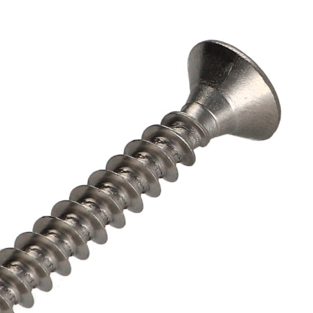 1 x Tornillo madera aglomerado Inoxidable A2 cabeza fresada/testa svasat Pozi 6X90