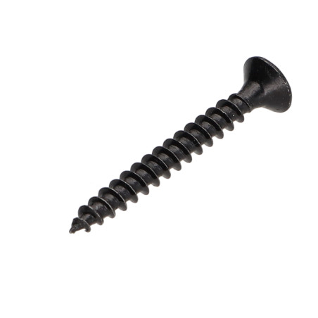 1 x Tornillo madera aglomerado Inoxidable A2 Negro cabeza fresada/testa svasat Pozi 4X35
